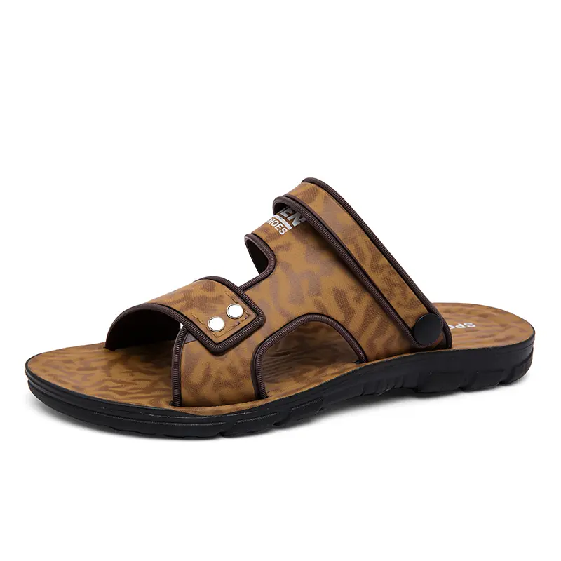 Men's Slippers Sandals Summer New Sandals Male Adult Casual Slippers For Men Beach Shoes Non-slip Open-toe Sandals For Outdoor