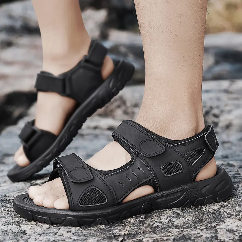 Men's Hiking Shoes Breathable Lightweight Outdoor Sports Sandals Shoes Men Beach Sneakers Quick Drying Fishing Shoes Men