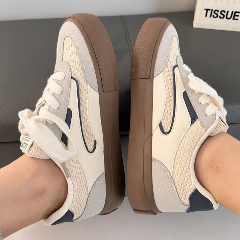 Classic Mens Vulcanized Shoes Brand Mens Casual Shoes Comfortable Breathable Soft Male Hard Wearing Board Shoes Tenis