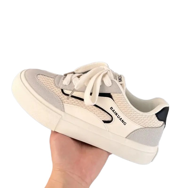 Classic Mens Vulcanized Shoes Brand Mens Casual Shoes Comfortable Breathable Soft Male Hard Wearing Board Shoes Tenis