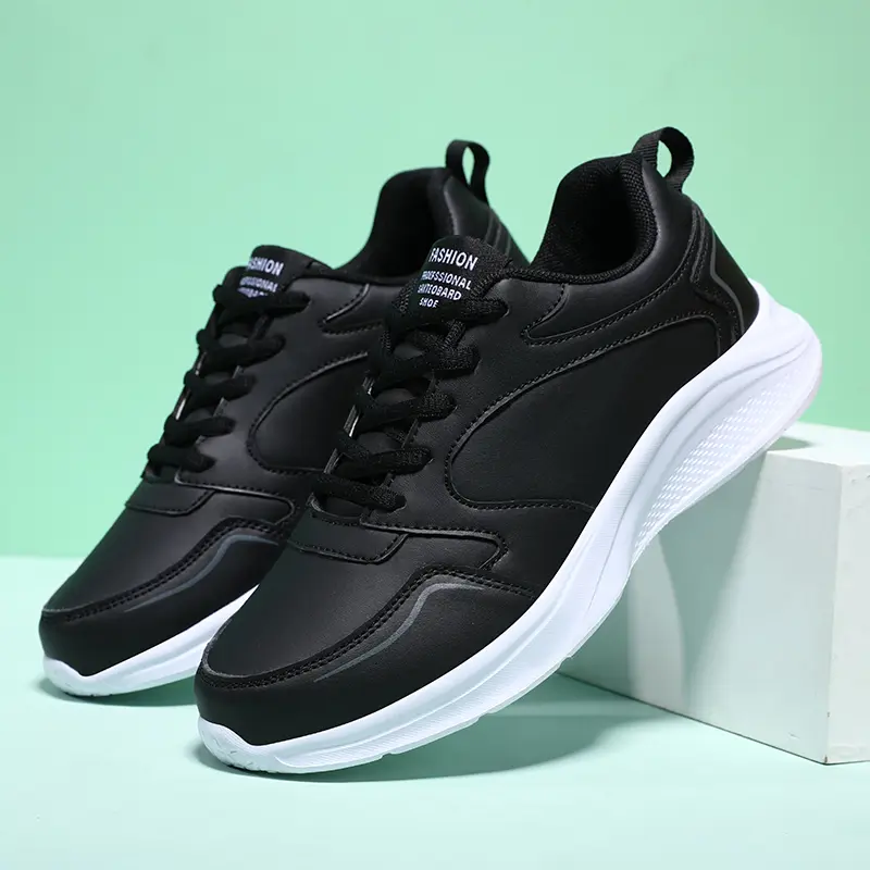 Women Sneakers Running Sport Shoes Leather Breathable Soft Light Female Walking Jogging Basket Femme Basket Enfant Fille 35-41