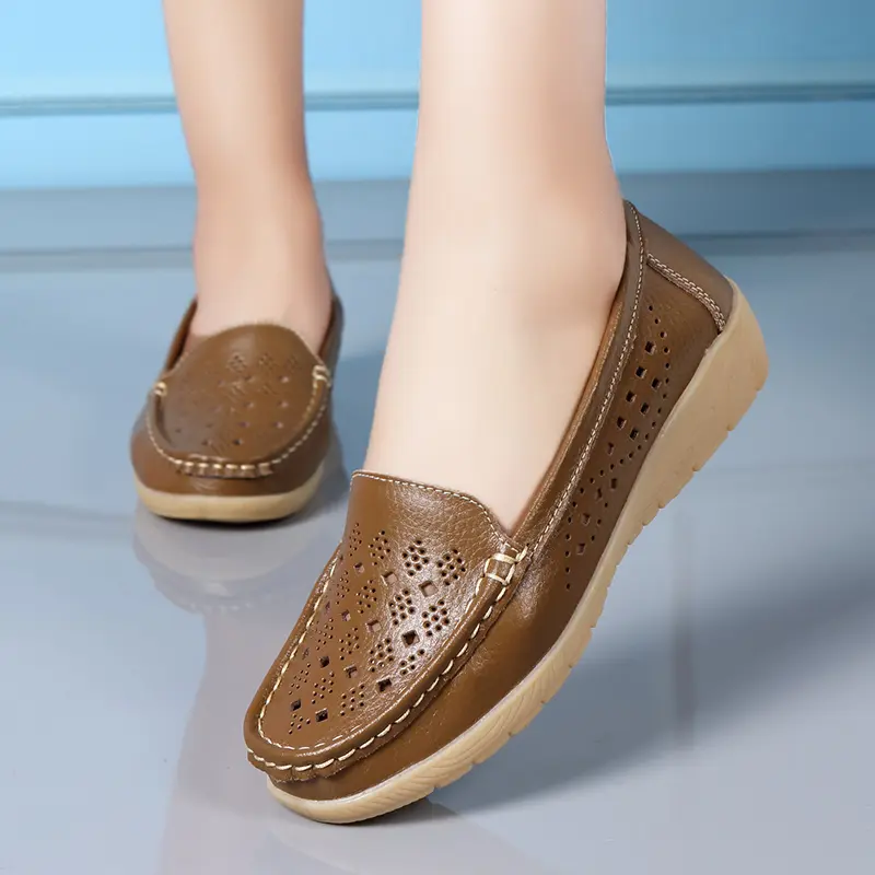 Women Flat Shoes New Women Walking Shoes Slip on Flat Shoes Round Toe Sneakers Women Shoes Lightweight Shoes Women Large Size