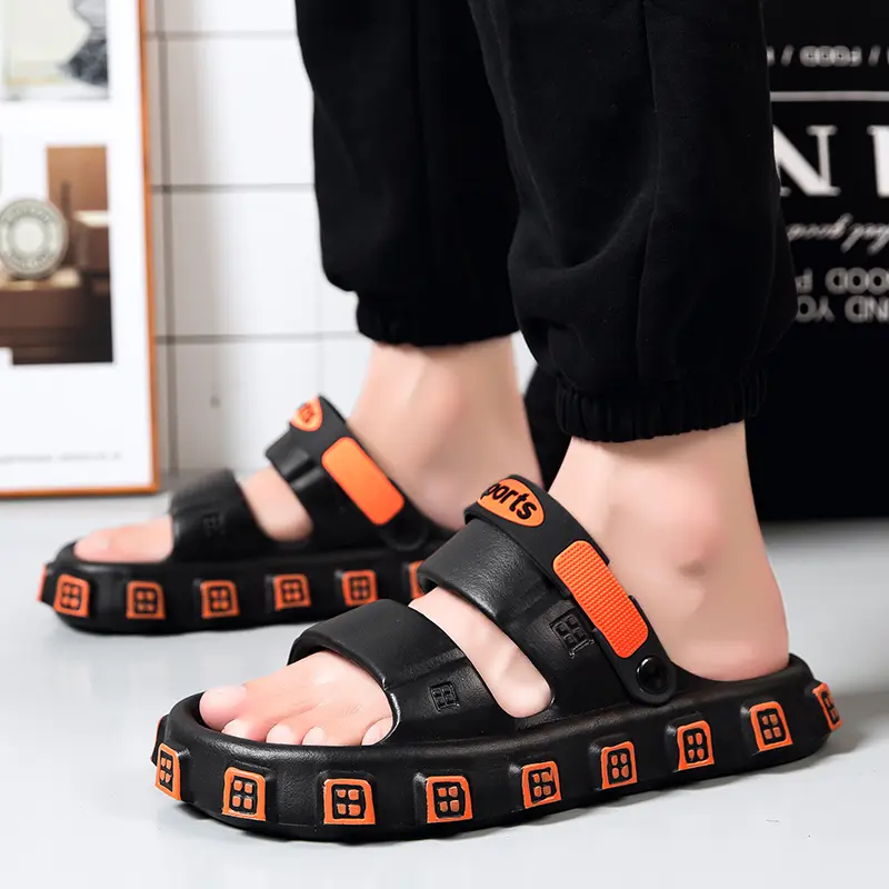 Flat Sandals Men Shoes EVA Slippers Garden Platform Sandals Man Summer Sandals New Male Sneakers Outdoor Flip Flops Home Clogs