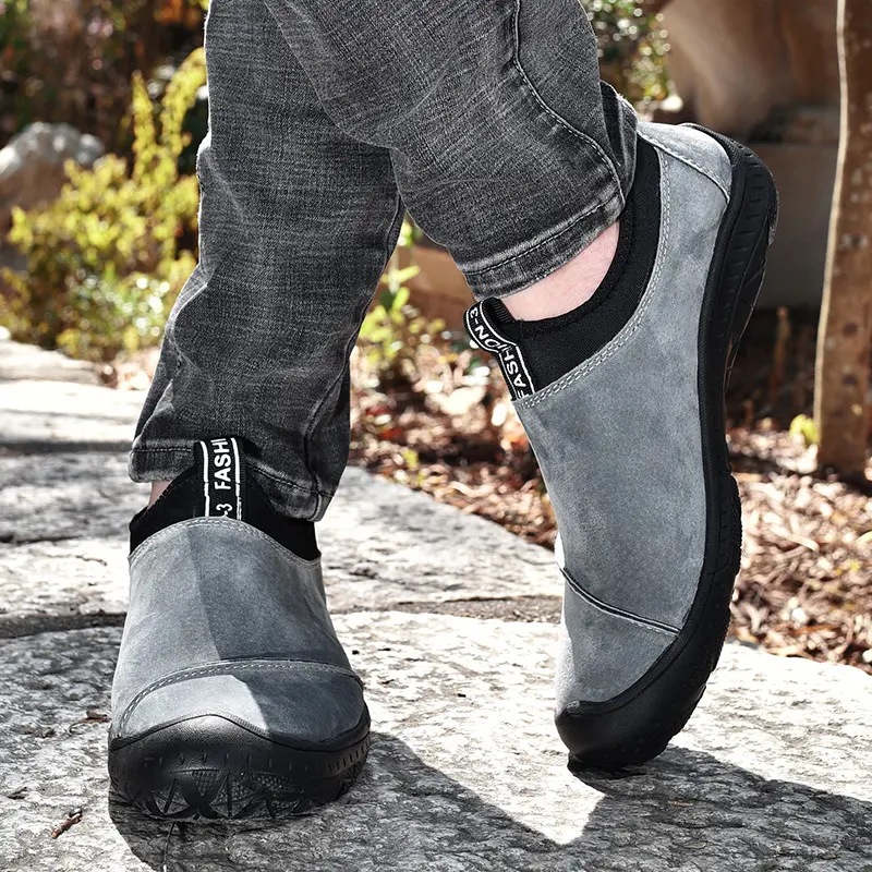 Men Pigskin Casual Shoes Outdoor Soft Outdoor Men's Loafers Luxury Breathable Men's Driving Shoes Non-Slip Handmade Walking Men