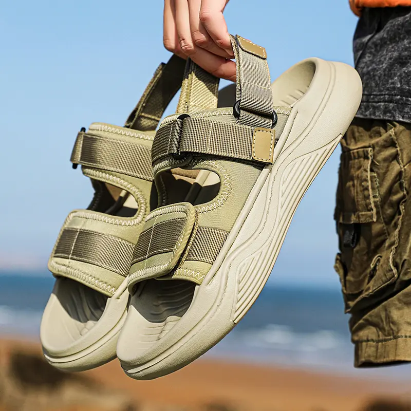 New Men Sports Sandals Outdoor Thick Bottom Breathable Slippers Beach Sandals Summer Casual Shoes Men Comfortable Sandals