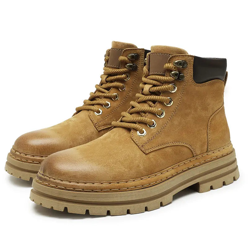 Outdoor Men Hiking Shoes Waterproof Shoes Genuine Leather Hunting Boots Desert Camping Sneakers Ankle ManTrekking Shoes