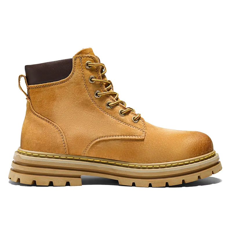 Men's Boots 2025 The Latest Leisure Comfortable Spring Summer Autumn Winter Leather Rhubarb Tough Man Wind Help Men's Shoes