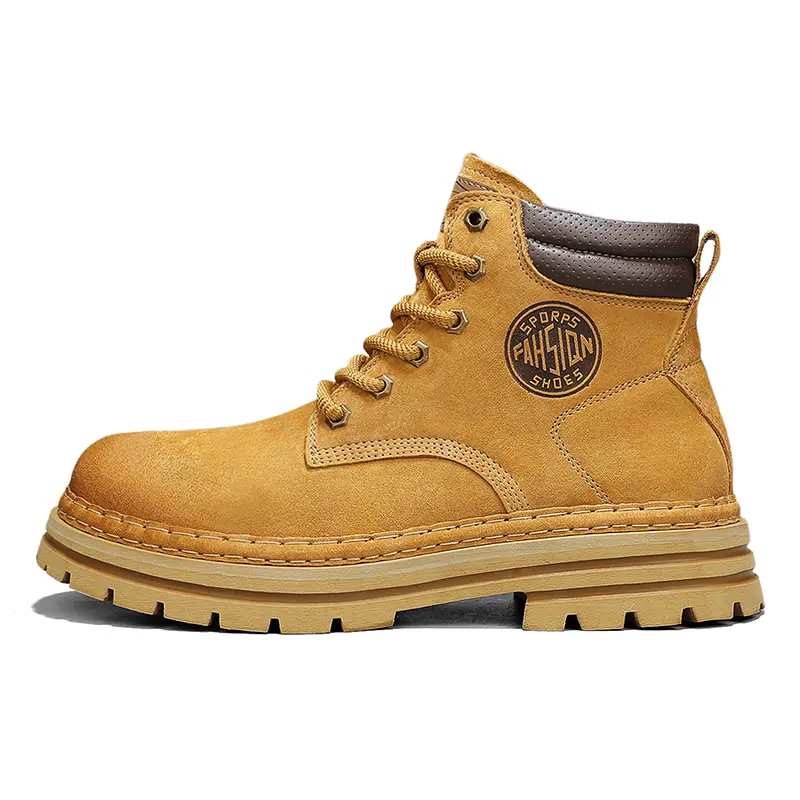 Men's Boots 2025 The Latest Leisure Comfortable Spring Summer Autumn Winter Leather Rhubarb Tough Man Wind Help Men's Shoes