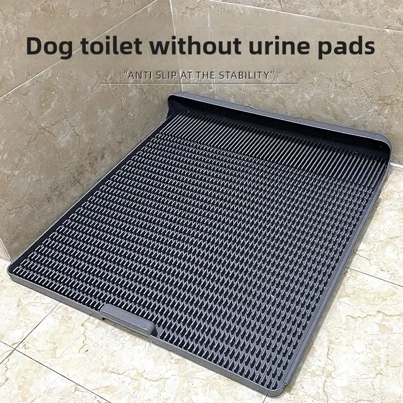 Easy Clean Inteated Dog Toilet Flat Pan for Medium to Large Dogs Fluable Pet Urinal  Dog Litter Box