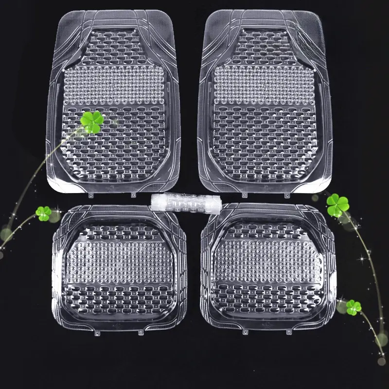 Thiened Plastic Latex Car Floor Mat Environmental Protection PVC Soft Rubber Waterproof Anti-slip Universal for Most Cars