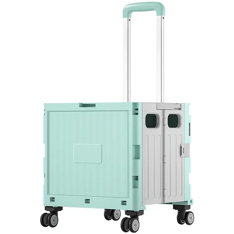 Portable Lightweight Hand-Pulled op Cart Vegetable Bung Car Foldable Small Trolley Convenient for Indoor And Outdoor Use