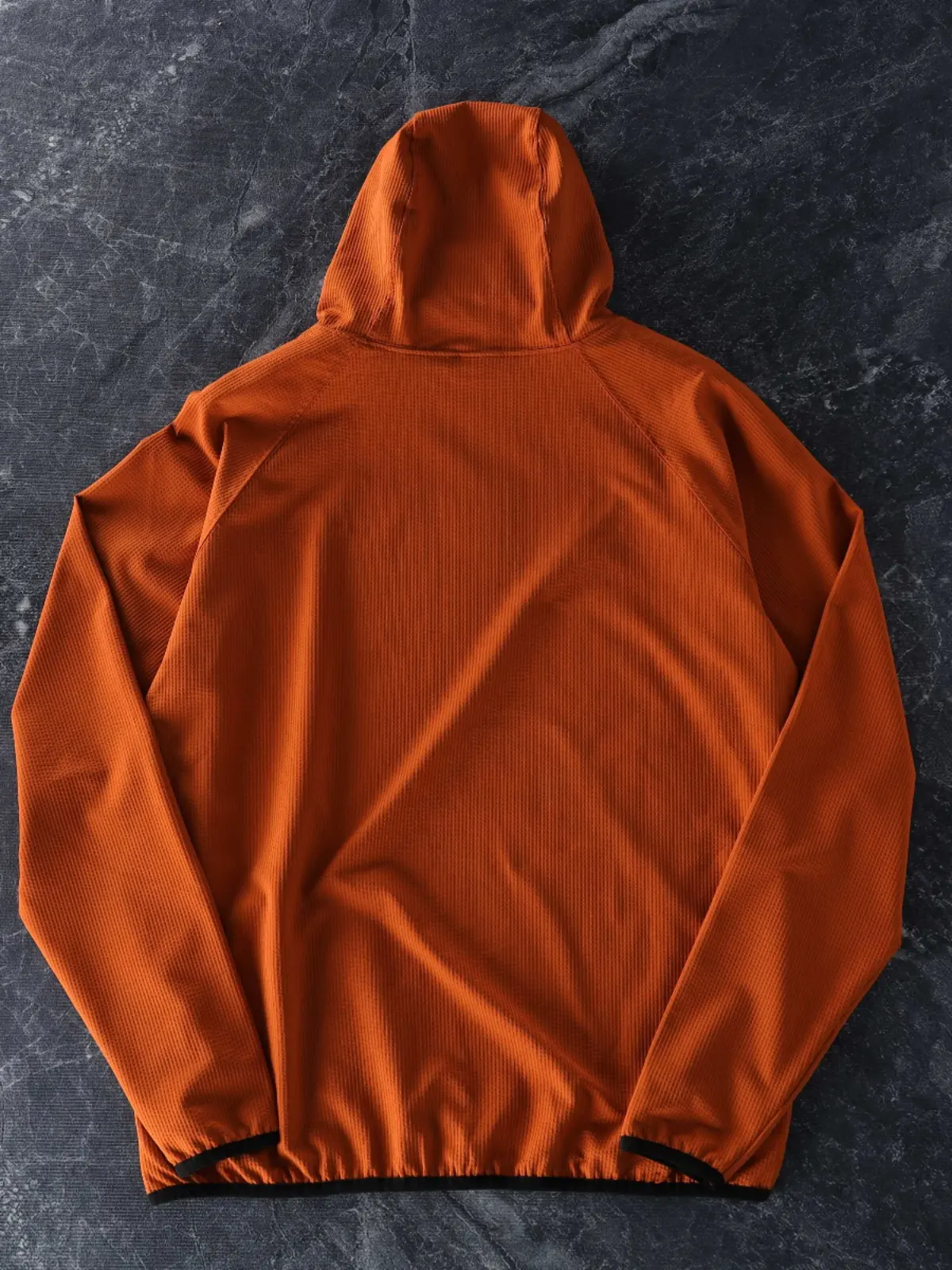 Spor Bubble Fabric Texture Thin Qui Dry Long Sve Hoodie Men's Casual Loose Fit T-irt Trendy Urban Sle Youth Faion