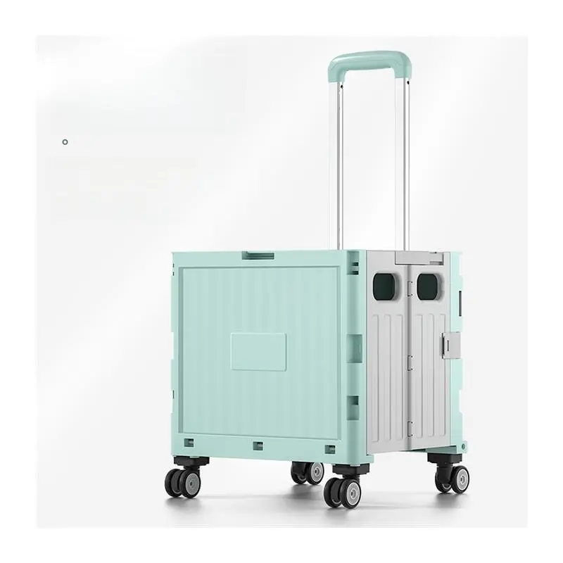Portable Lightweight Hand-Pulled op Cart Vegetable Bung Car Foldable Small Trolley Convenient for Indoor And Outdoor Use