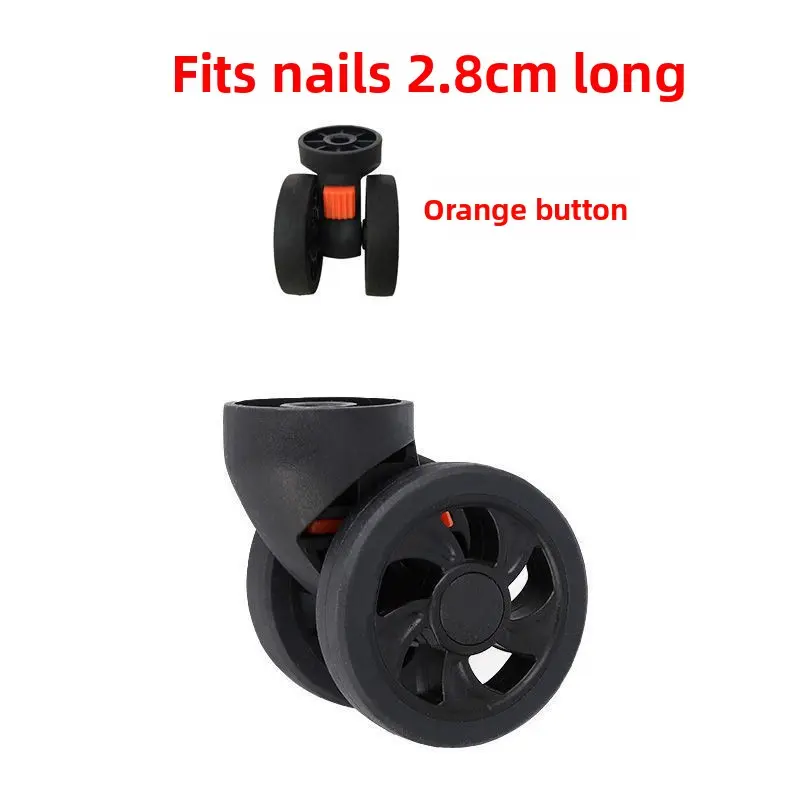 Detachable Lage Wheels Travel Carry-On Suitcase Universal Wheels Leather Bag Wheels Pull Rod Accories Spring 2025