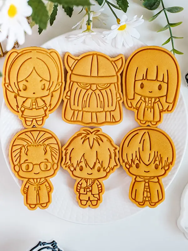 Cartoon Character Baking Mold Japanese Sle Cookie Cutter Baking Tool for DIY Cooking Kitchen Utensils