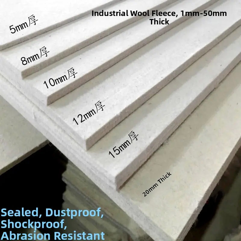 Industrial Pure Wool Felt Sealing Hot Pr hine Wear Resistant Anti o Wool Felt Poliing Enamel Coated Wire Absorben...