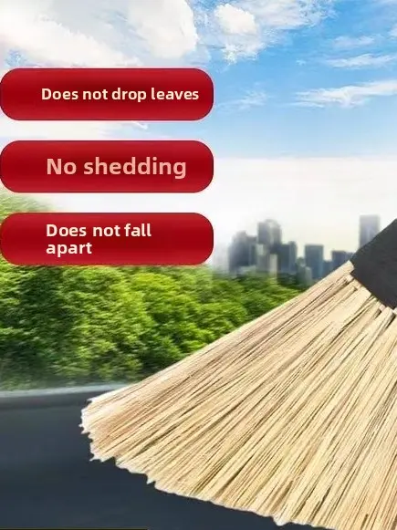Durable Bamboo Broom for Outdoor Use in Courards And Rural Areas Household Cleaning Tool Handmade l Plant Material