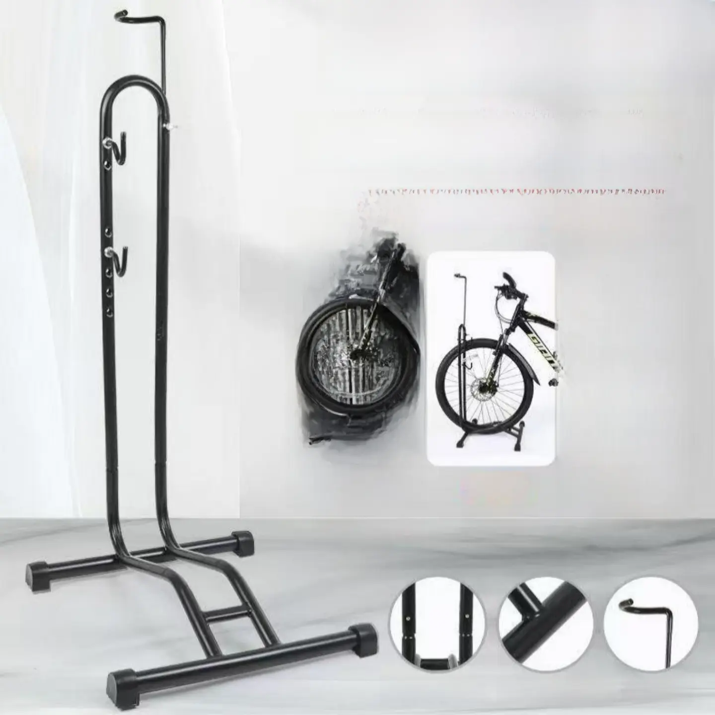 Indoor Insertion pe Repair Display Stand for Road And Mountain Bikes Vertical Stand Bicycle Parking Ra New Condition