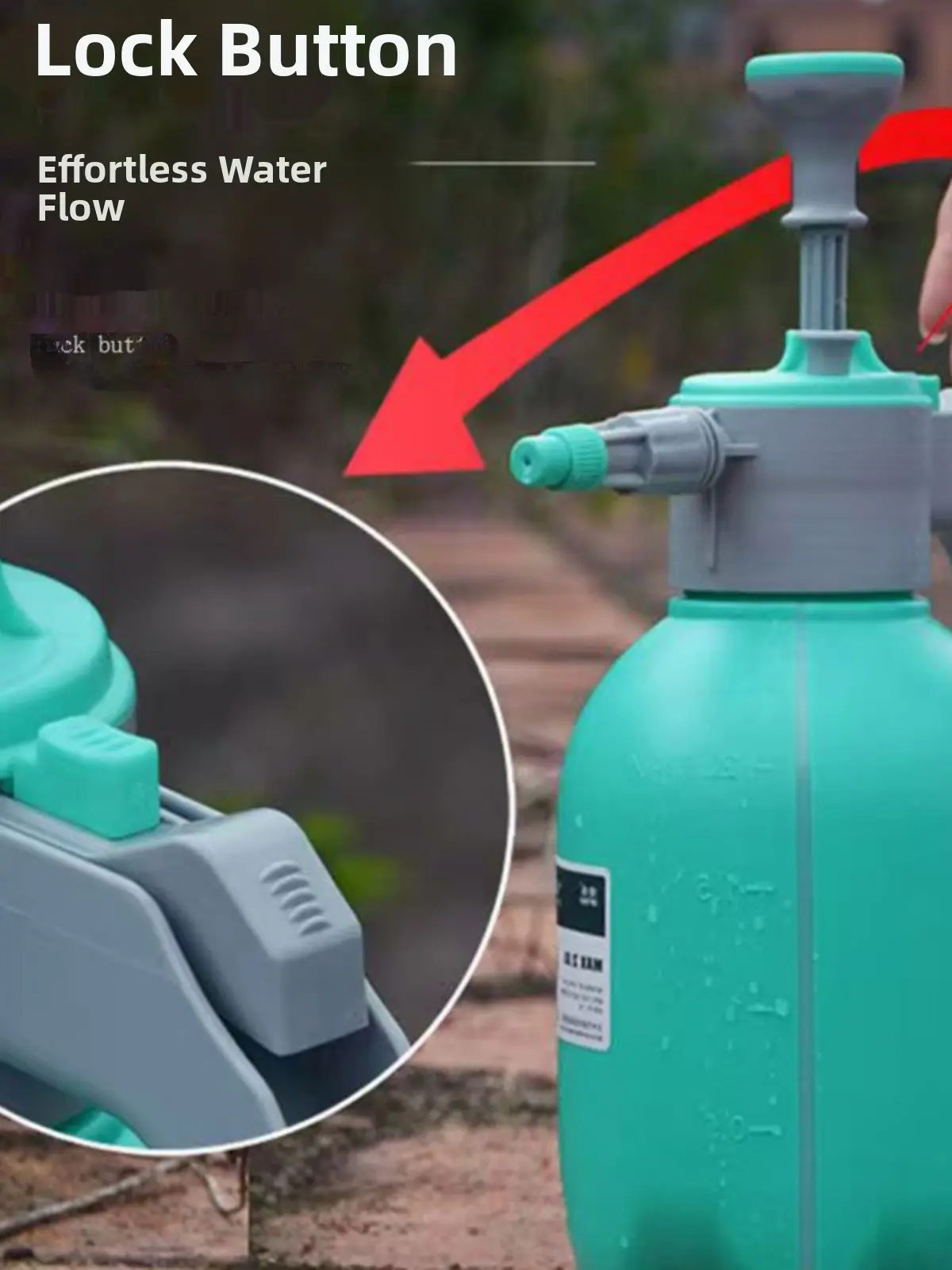 Thiened Air Prure Water Sprayer for Home Cleaning Air Conditioner Large Capaci Gardening Flowering Cactus Plant Sprang