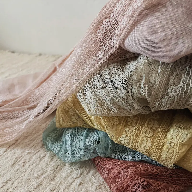 Lightweight Lace Cotton Linen Scarf Women's Faionable Spring Autumn Sunscreen awl Versatile Sli Scarf for Students Youth