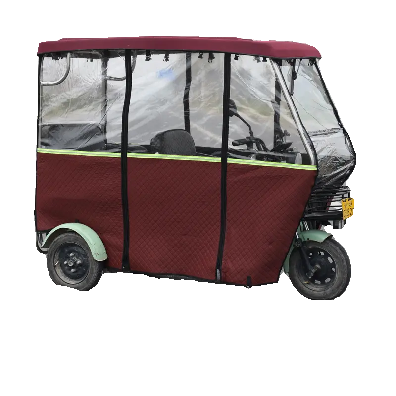 Thiened Stainl Steel  Tricycle Bus elter Transparent Rainproof Sunproof Tent Outdoor Cam Travel Protection