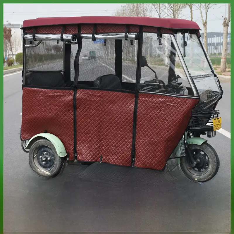 Thiened Stainl Steel  Tricycle Bus elter Transparent Rainproof Sunproof Tent Outdoor Cam Travel Protection