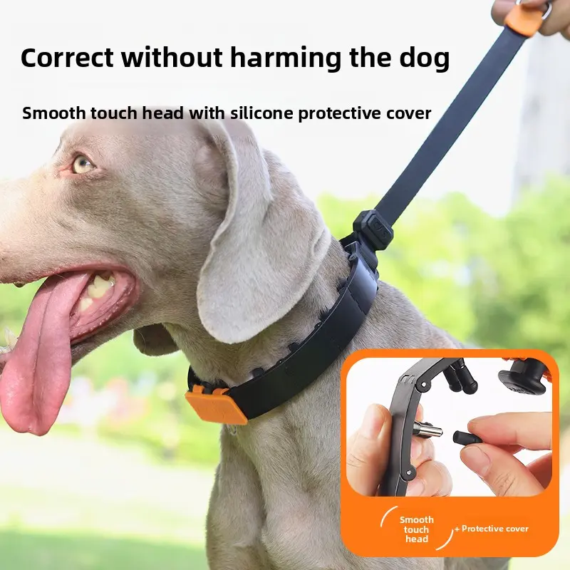 Large Dog Training Collar Explosive Proof P-Chain for Dobermann Golden Retriever Stimulating Prong Ne Collar Pet Supplies