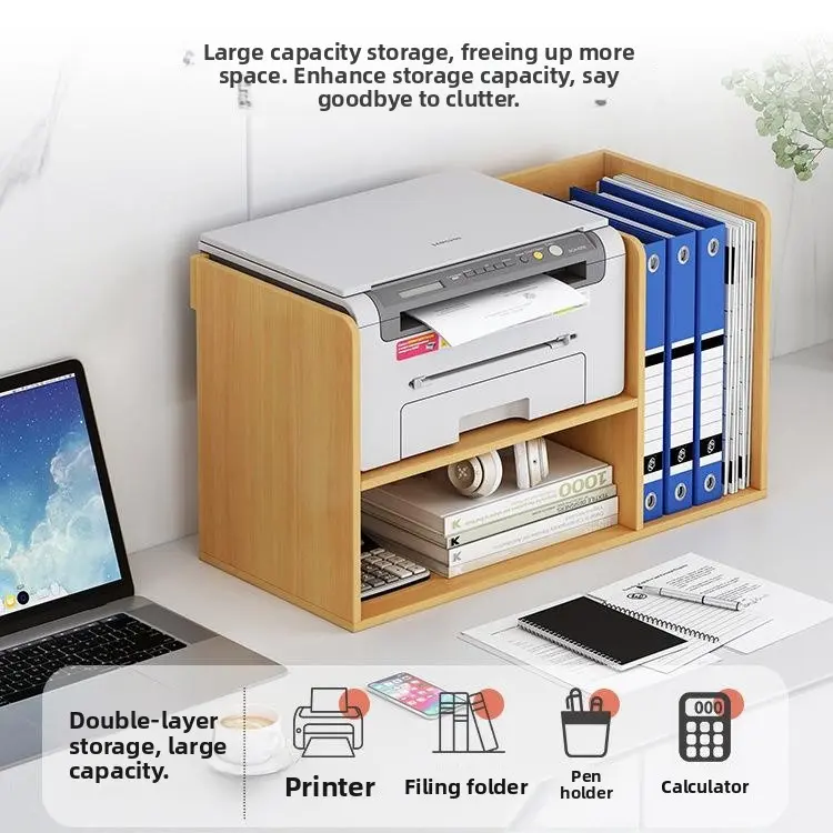 Office Cuter Printer Copier Multi-layer Storage Ra Organizer Desk Accory Small elf Stand Holder Home Organizer