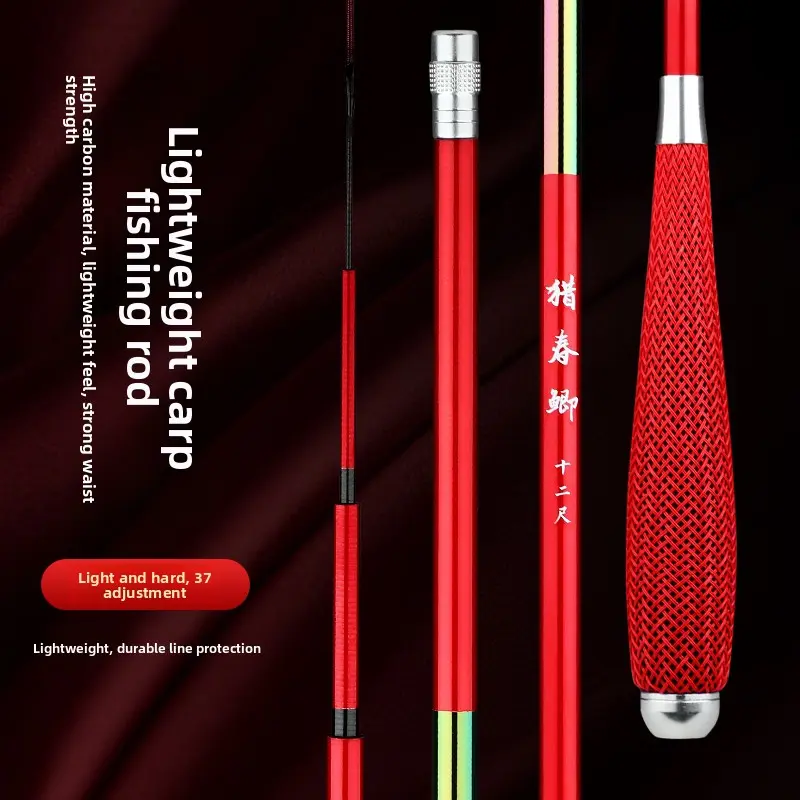 Spring Carp Fiing Rod 37 Adjusent Ultra Light Ultra Fine Carbon Long Section Taiwan Fiing Rod Soft Adjusent