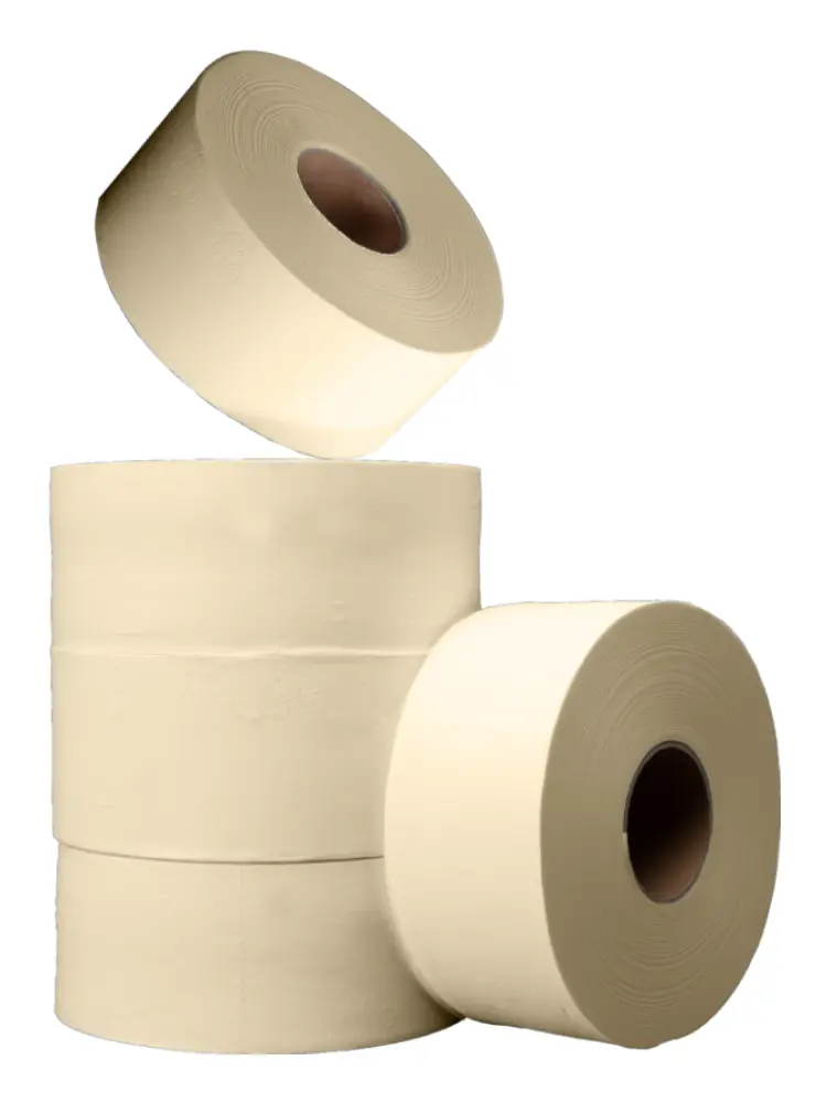 Large Roll Toilet Paper Hotel Special Big Size Box Commercial Bamboo Pulp Hand Towels Batoom Tissue Paper Jumbo Roll
