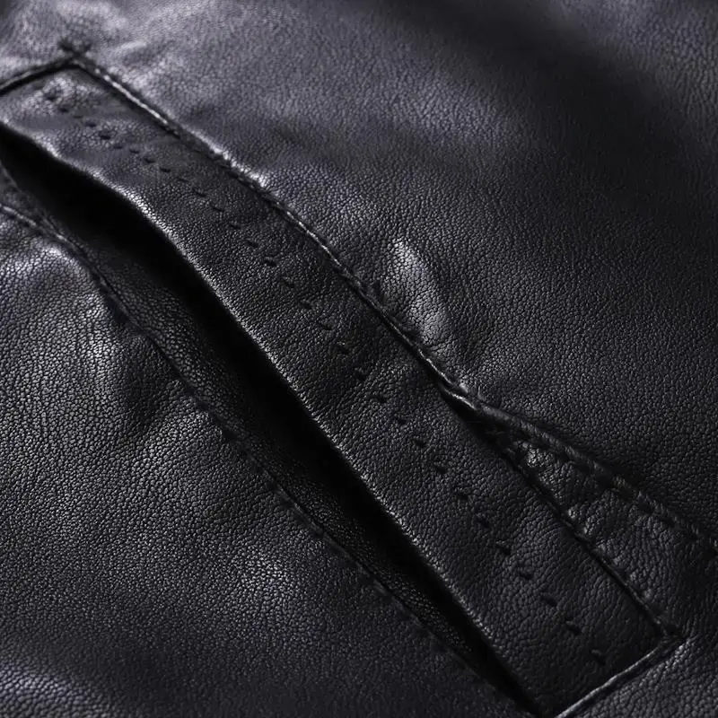 Men Faux Leather Jacket Motorcycle Men's Jackets Black Jaqueta De Couro Masculina Outwear Male Pu Leather Mens Coats Brand