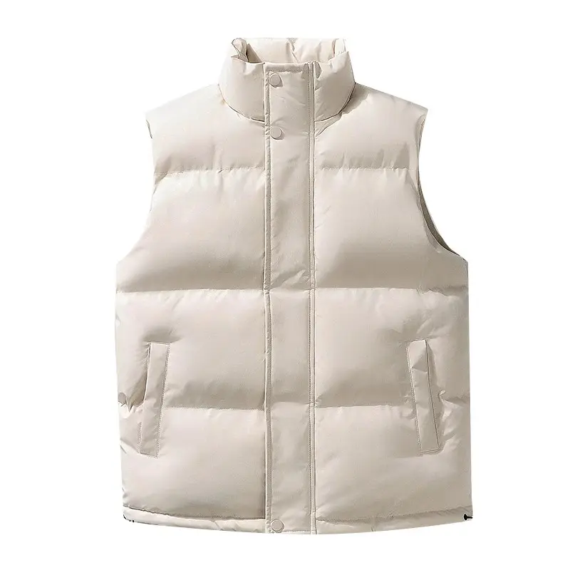 Men' Sleeveless Vest Jackets Winter Fashion Male Cotton-Padded Vests Coats Men Warm Waistcoats Clothing 5XL