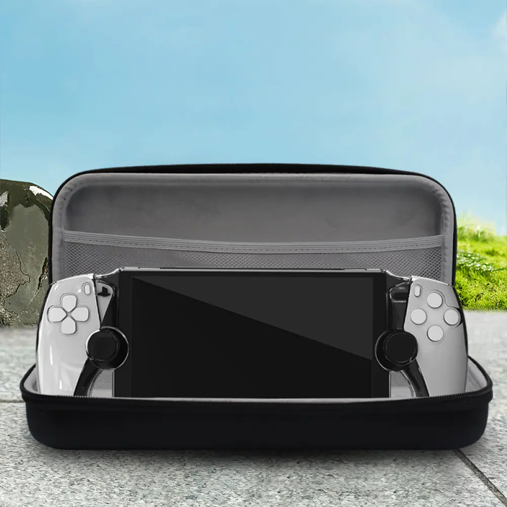 Portable Storage Bag Shockproof Travel Storage Case Anti Scratch Protective Bag with Mesh Pocket for PlayStation Portal Console