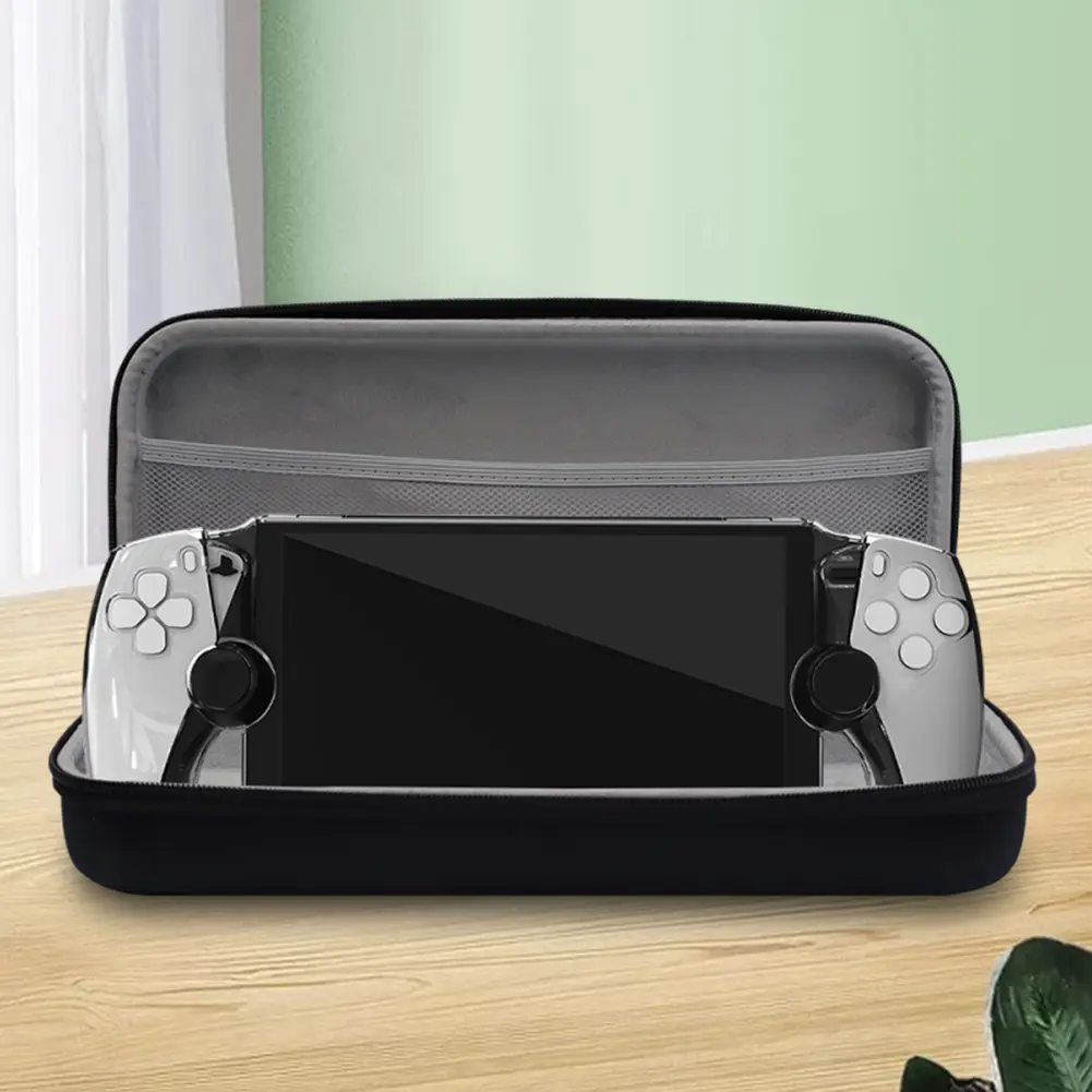 Portable Storage Bag Shockproof Travel Storage Case Anti Scratch Protective Bag with Mesh Pocket for PlayStation Portal Console