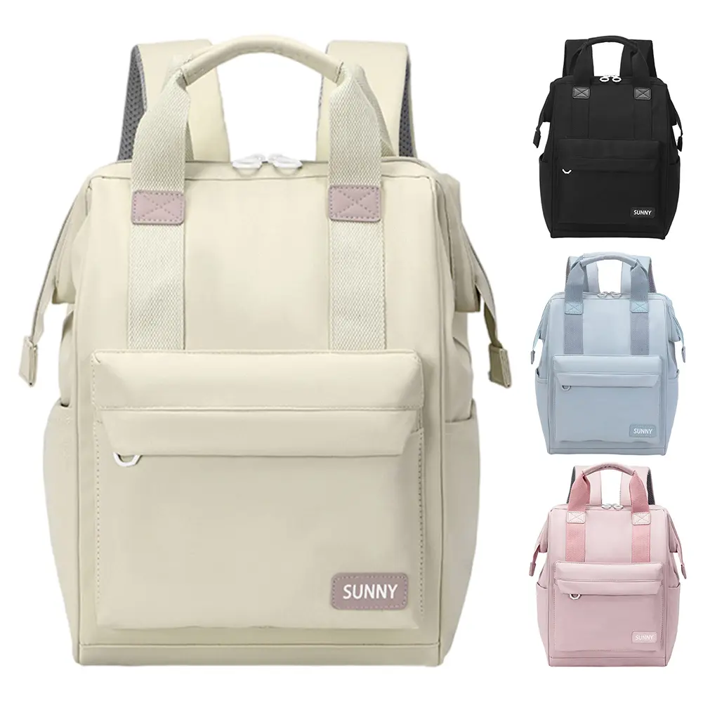 Oxford Big Student Laptop Backpack with Zipper Closure Book Storage and Travel Backpack College Book Backpack for Women Girls