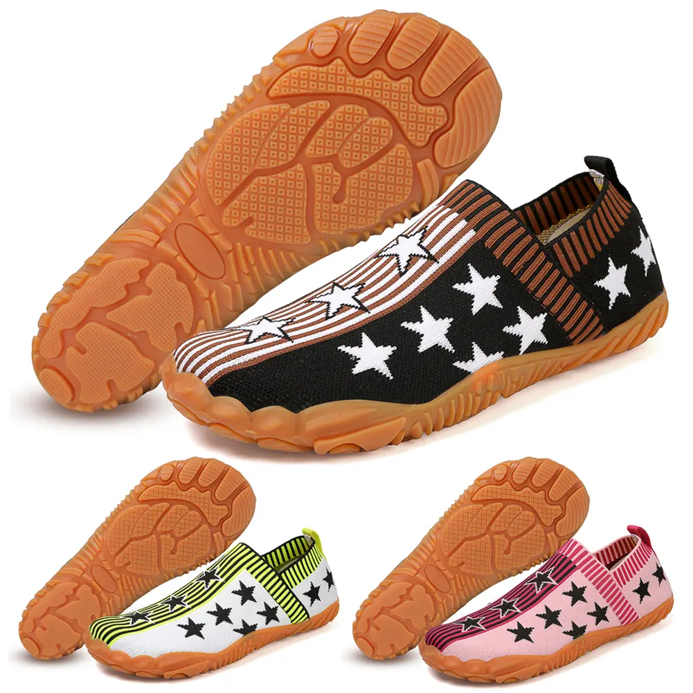 Knitted Loafers Comfortable Minimalist Walking Shoes Non Slip Barefoot Water Shoes Breathable for Outdoor Sports
