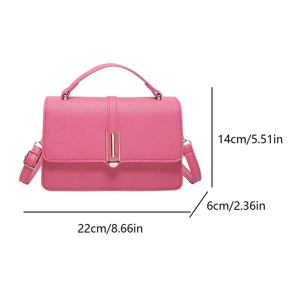 Women PU Shoulder Bag Fashion Tote Bag Adjustable Strap Stylish Crossbody Bag Solid Color Simple Messenger Bag Slouchy Hobo Bag