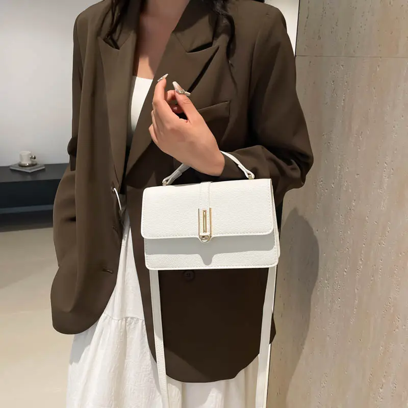 Women PU Shoulder Bag Fashion Tote Bag Adjustable Strap Stylish Crossbody Bag Solid Color Simple Messenger Bag Slouchy Hobo Bag