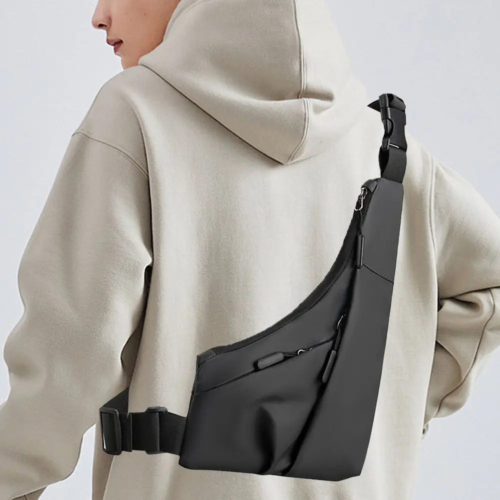 Anti Theft Travel Bag Small Waist Bag Adjustable Strap Multi-pocket Chest Bag Multi-pockets Crossbody Shoulder Bag for Women Men