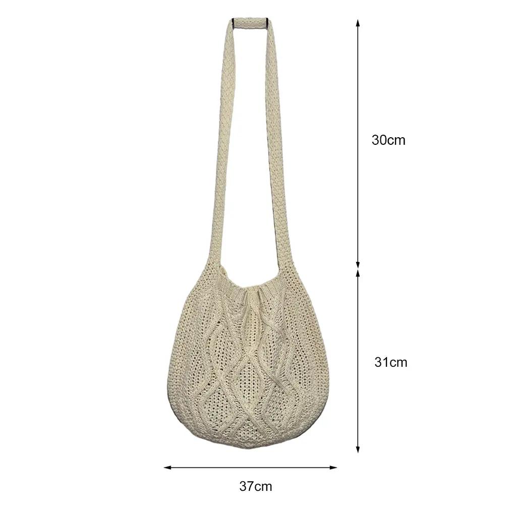 Fashion Ladies Daily Shoulder Bags Casual Solid Color Handbag Winter All Match Underarm Bags Shopping Supplies