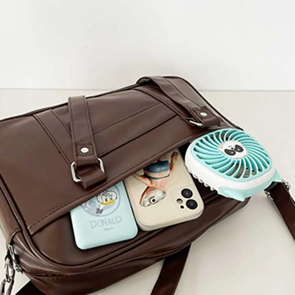 Japanese School Handbag PU Leather JK Uniform Bag with Adjustable Strap Crossbody Bag with Zipper Closure Underarm Bag for Women