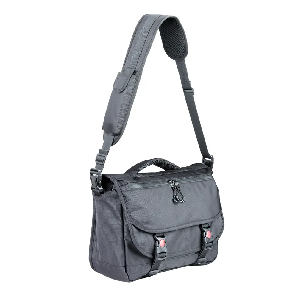 Men Motorcycle Shoulder Bag Nylon Waterproof Casual Crossbody Bag Cycling Travel Messenger Bag for Outdoor Cycling Exercising
