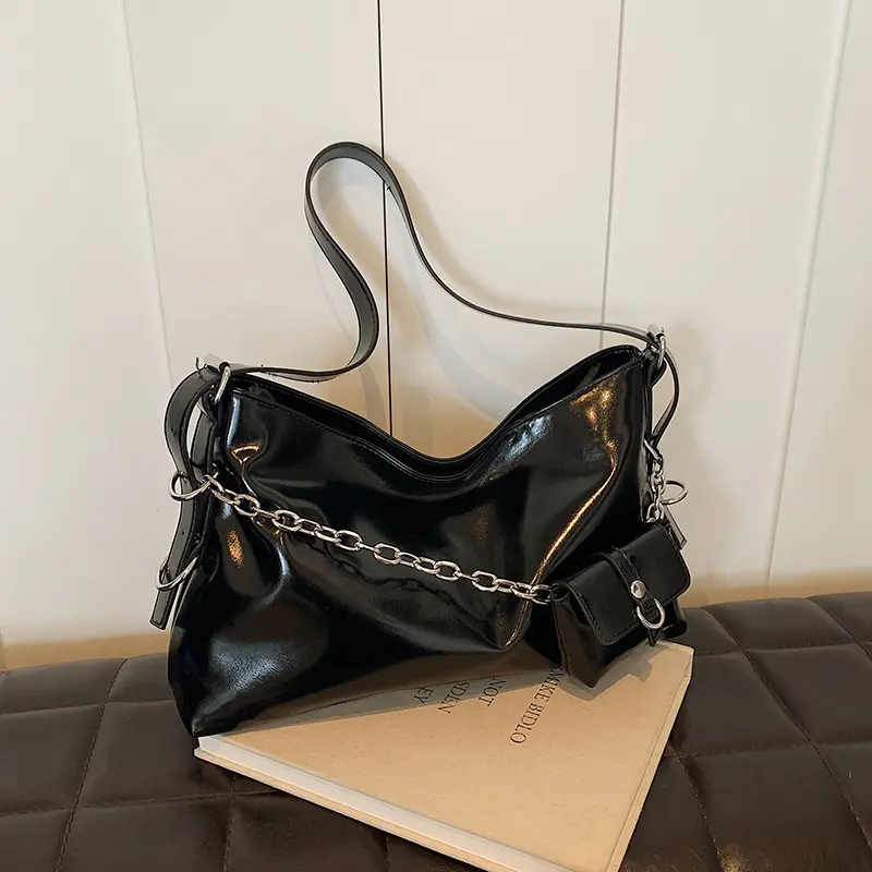 Ladies Trendy Shoulder Bag PU Leather Hobo Bag with Purse Crossbody Bag Large Capacity for Women