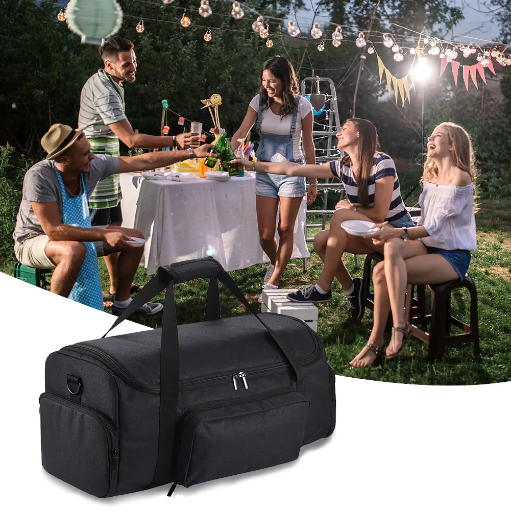 Portable Carrying Case Wireless Speaker Accessories Multifunctional Storage Box Cables Charger Holder for JBL Partybox On The Go
