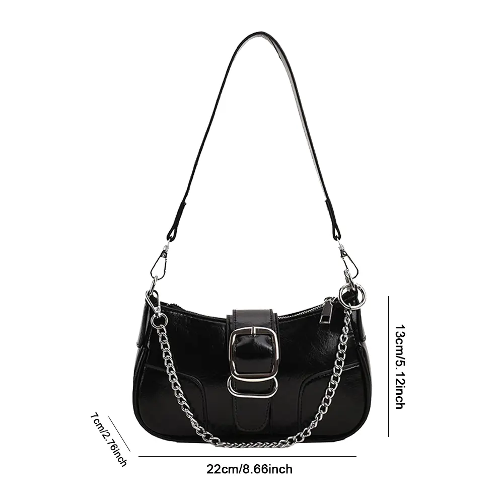 Women Small Tote Bag Versatile Elegant Clutch Bag Zipper Closure Solid Color Female Wedding Evening Bag