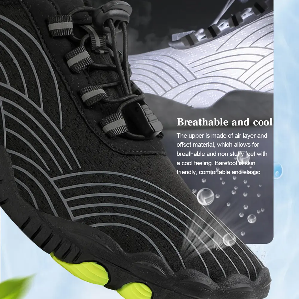 Water Shoes Non-slip Lightweight Aqua Shoes Breathable Barefoot Beach Shoes Quick Drying Surfing Shoes for Outdoor Beach