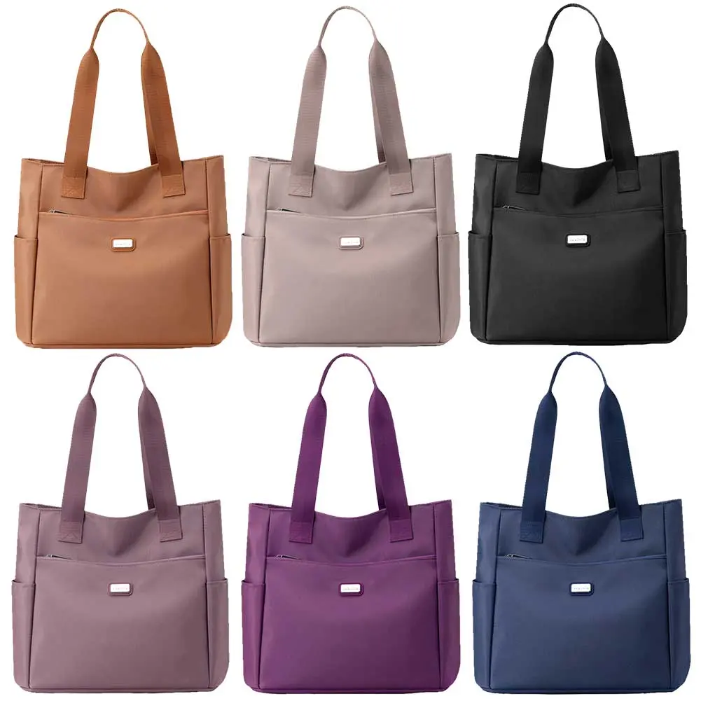 Women Hobo Satchel Bag Waterproof Nylon Shoulder Bag Trendy Lightweight Handbag Commuting Bag
