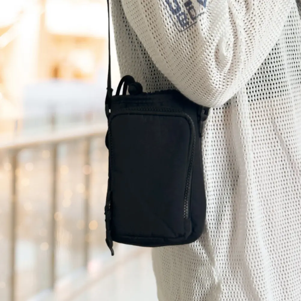 Water Bottle Holder with Strap Adjustable Strap Crossbody Water Bottle Bag Drawstring Water Bottle Carrier for Outdoor Sports