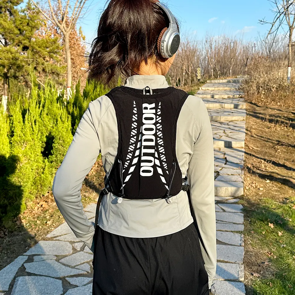 5L Hydration Backpack Wear Resist Hiking Nylon Pouch Breathable Lightweight Running Bag Marathon Cross-Country Running Backpack