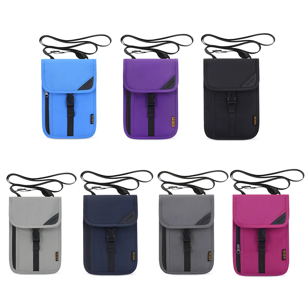 Nylon Passport Wallets Breathable RFID ID Credit Card Waterproof Anti-theft Document Storage Passport Holder Bags